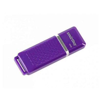 Флешка USB, 16 Гб Smartbuy  Quartz  фиолетовый