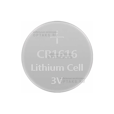 Элемент питания Mirex CR1616  3V  4 шт (4/216/648), ecopack