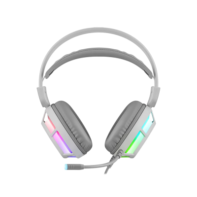 Гарнитура игровая DEFENDER Prism белый, RGB, провод 2 м (1/12)